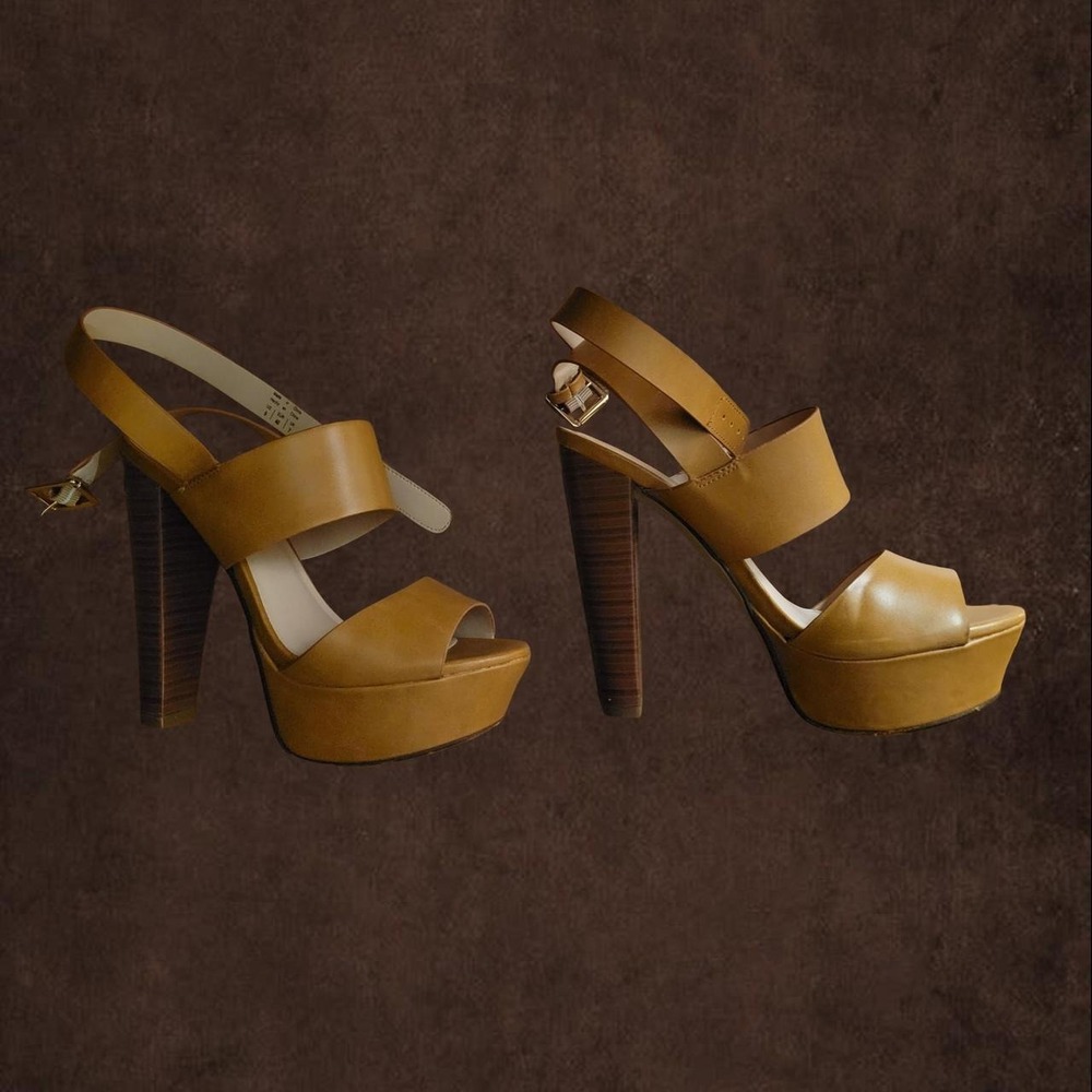 Call It Spring Tan Platform Heels